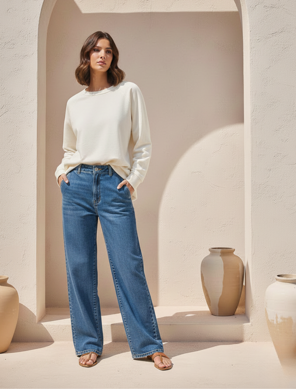 Off white Solid Fleece Hoodie for Women – Everyday Comfort Unifringe