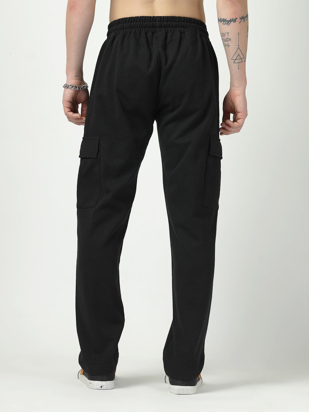 Men’s Straight-Fit Fleece Cargo Pants