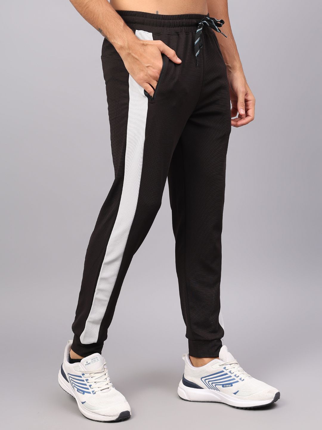 Men's Striped Dry Fit Track Pants