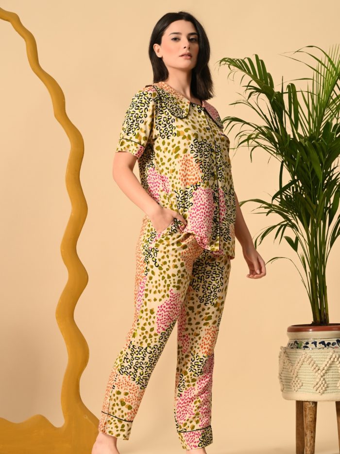 Unifringe Vibrant Print Rayon Sleep Set