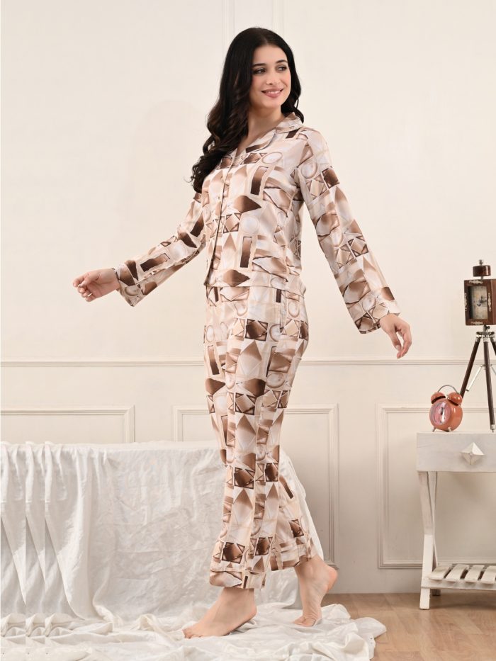 Women’s Printed Rayon Nightwear Set