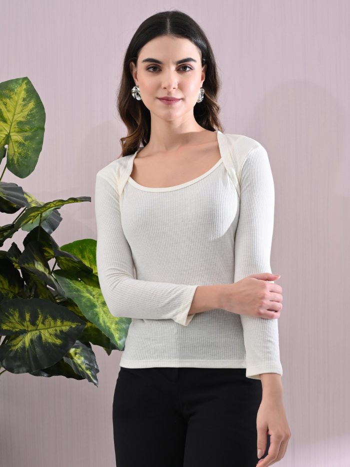 Girls’ Top with Stylish Neck Design