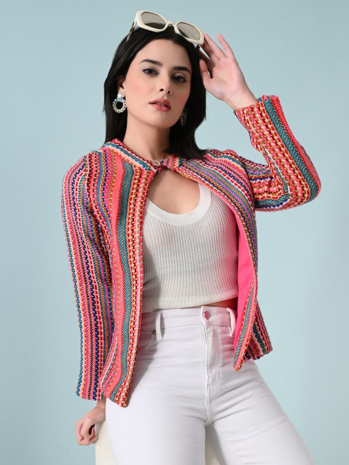 Cotton Jaquard Jacket