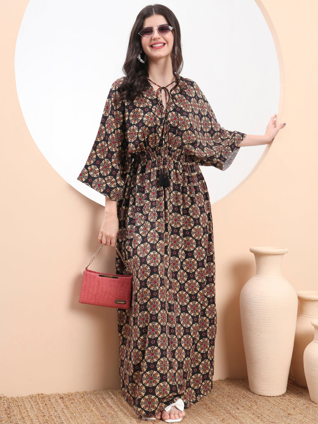 Tassel Charm Boho Maxi Dress