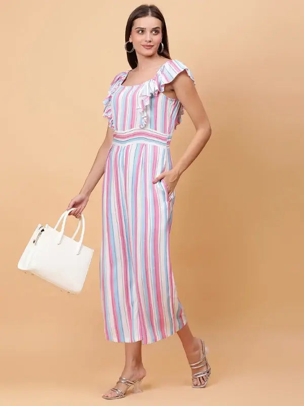 Striped Women Jumpsuit