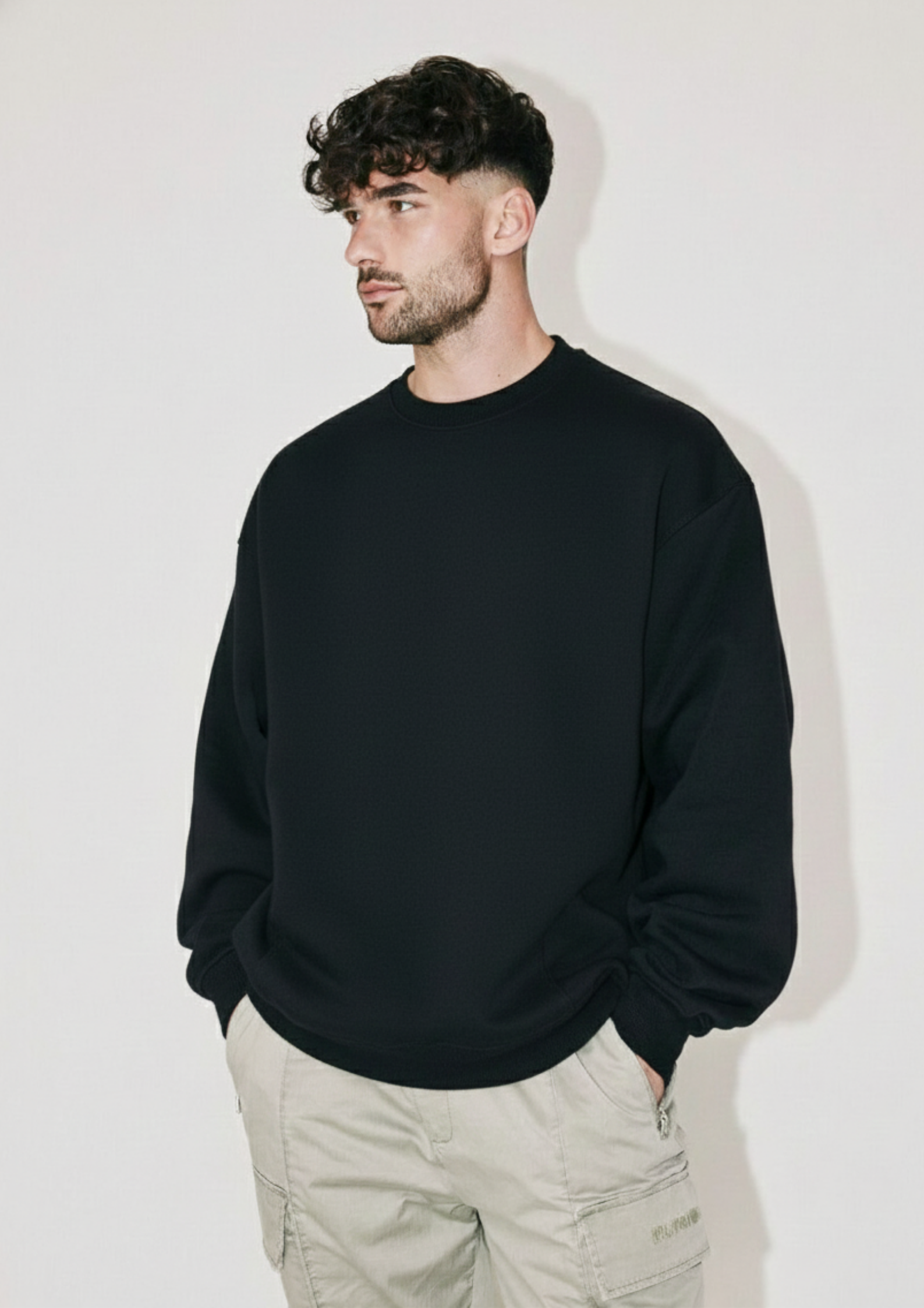 Unifringe Essential Fleece Sweatshirt – Classic Black