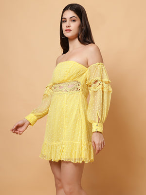 Bardot Skater Mini Dress