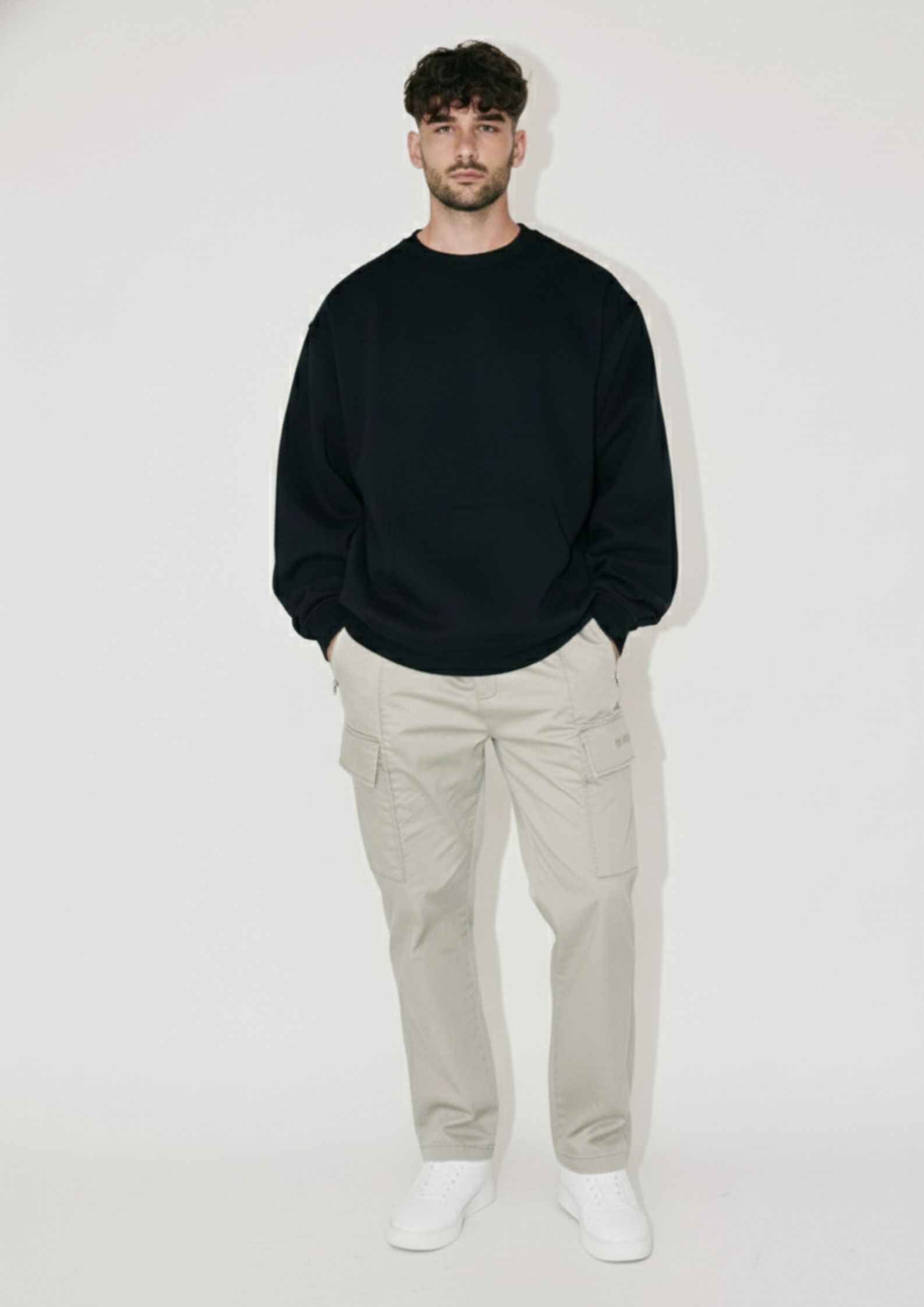 Unifringe Essential Fleece Sweatshirt – Classic Black