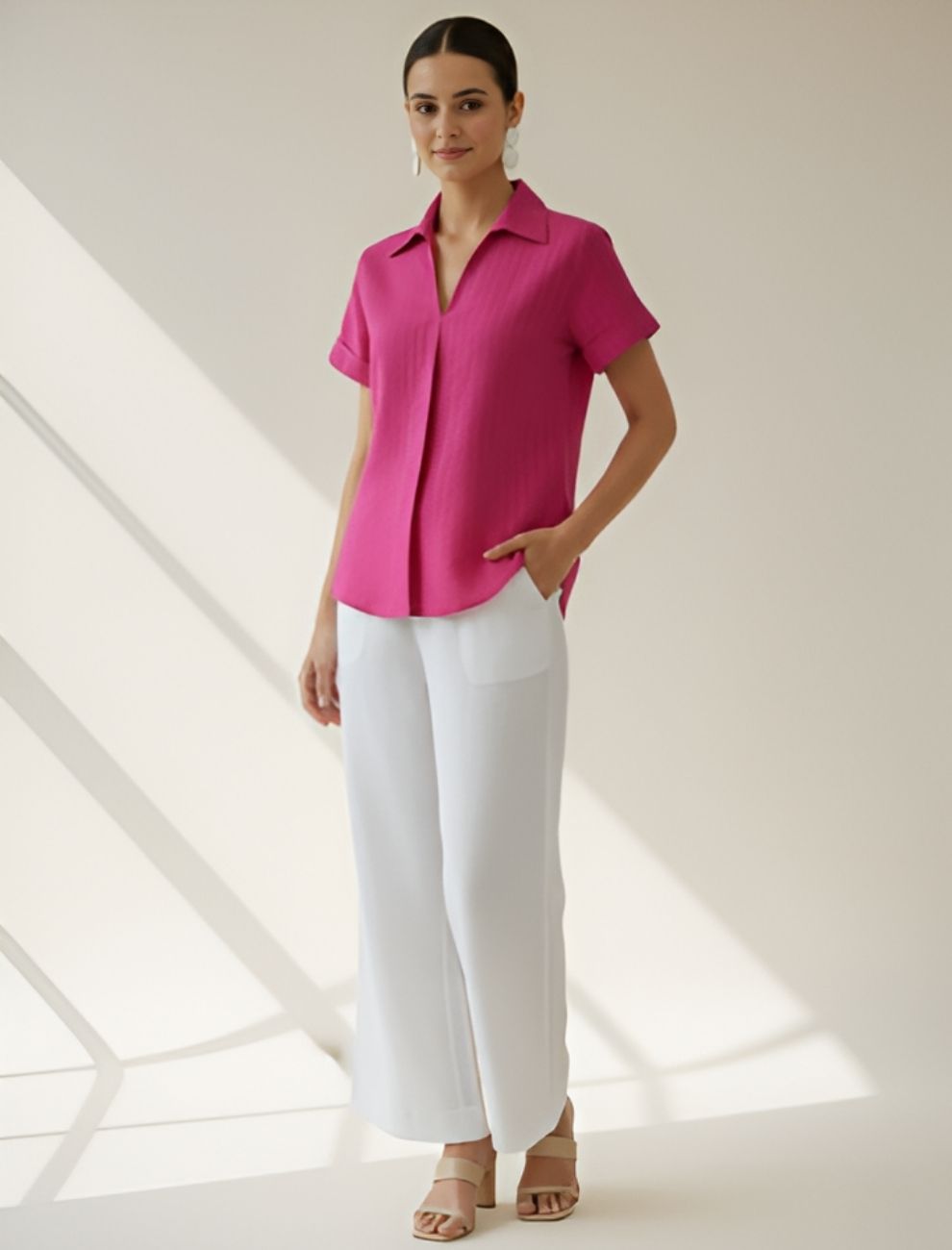 Women’s Sleeveless Cotton Flex Kurta