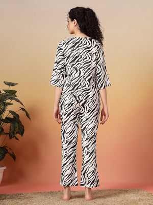 Animal Printed Night suit