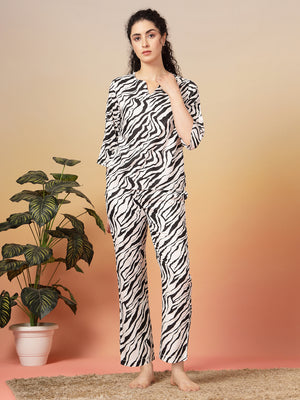 Animal Printed Night suit