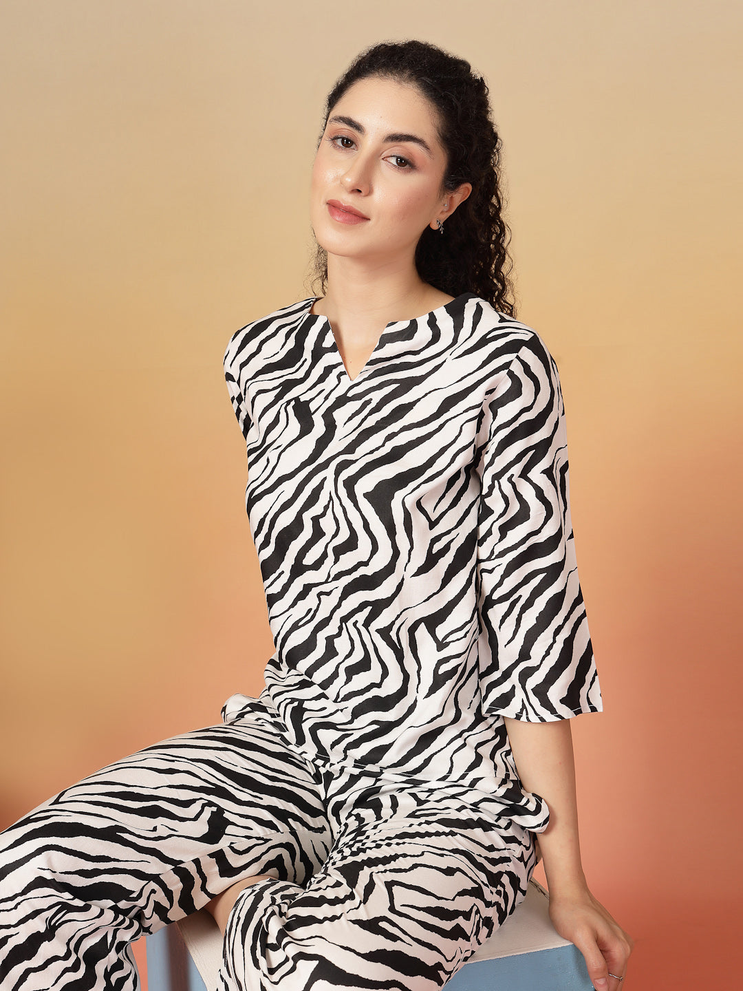 Animal Printed Night suit